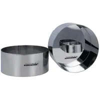 Eurohome Backrahmen Dessertringe 2er Set - Speiseringe 4 cm