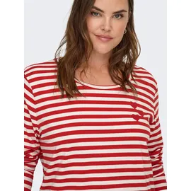 ONLY CARMAKOMA CarmaKoma Langarmshirt Rot M