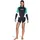 Mares Rash Guard Damen Schwarz/Grün/Weiß M