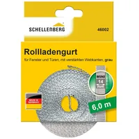 Schellenberg Rollladengurt Gurtband, Rolladenband, grau