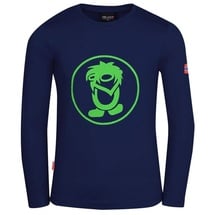 TROLLKIDS Longsleeve Troll Marineblau/Grün navyblau|GRÜN 80-92cm 1-2J