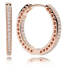 Pandora Creolen Unendliche Herzen roségold 286318CZ