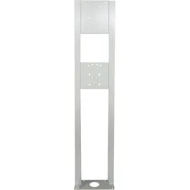 a-TroniX Standsäule für Wallbox Edelstahl weiß
