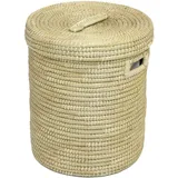 Frank Flechtwaren Wäschekorb mit Deckel, klein