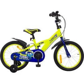 ACTIONBIKES MOTORS Actionbikes Kinderfahrrad Turbo 16 Zoll Stützräder, V-Brake-Bremsen, Lenker-/Kettenschutz, Klingel