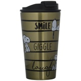 Gedalabels GEDA LABELS to go Iso-Becher Snoopy Smile 350ml, Gold
