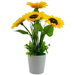 Künstliche Sonnenblumenpflanze
