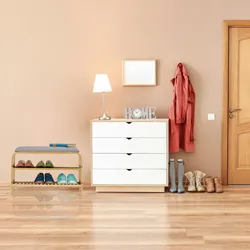 Relaxdays Schuhbank, 6 Paar Schuhe, gepolsterte Sitzfläche, Flur und Garderobe, Schuhaufbewahrung HBT 46x69x30 cm, natur