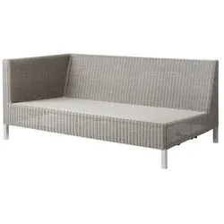 Cane-Line Connect 2-Sitzer Modulsofa, rechts - Taupe