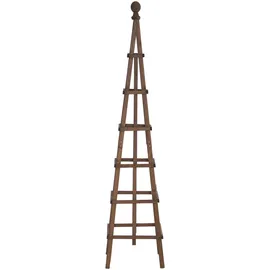 Mendler Rankgitter HWC-Q19 148 x 33 x 33 cm Dunkelbraun