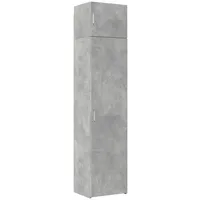 VidaXL Hochschrank Schmal Betongrau 50x42,5x225 cm Holzwerkstoff