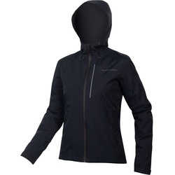 Damen Hummvee Wasserdichte Kapuzenjacke,XXL - Schwarz