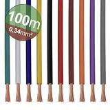 Quadrios 22CW003 Litzensortiment 1 x 0.34mm2 Weiß, Blau, Braun, Orange, Grün, Gelb, Grau, Violett, Schwarz, Rot 1 Set