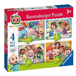 Ravensburger Puzzle 4 in 1 Puzzle Box Cocomelon Ravensburger Kinder Puzzle, 24 Puzzleteile