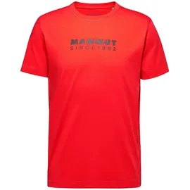 Mammut Core Logo Kurzarm-T-Shirt rot L