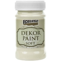 Dekor Paint Kreidefarbe elfenbein - ivory 100ml - PENTART