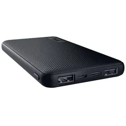 Trust Ultradünne Powerbank Trust 24678, Primo, mit 10.000 mAh, schwarz 8713439246780 Trust