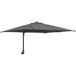 vidaXL Outdoor-Schirm Anthrazit Polyester, pulverbeschichteter Stahl Groß