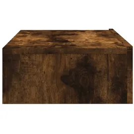 vidaXL TV-Schrank mit LED-Leuchten Räuchereiche 60x35x40 cm