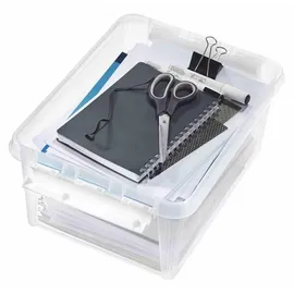 orthex SmartStore Aufbewahrungsbox 40 x 30 x 18 cm 10-tlg. transparent
