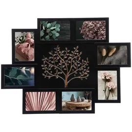 Atmosphera David Collage schwarz 46x46 cm 8 St.