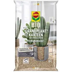 COMPO BIO GRANUPLANT® Kakteen- und Sukkulenten-Feingranulat 6l