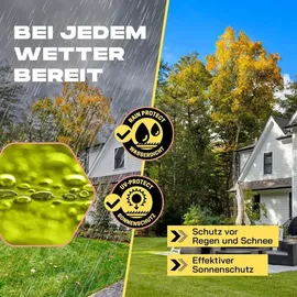 Lumaland Where Tomorrow Pop Up Pavillon Seitenwand 132x225cm [Grün]