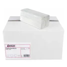 Quicky Papierhandtücher 1-lagig C-Falz 4000 St.