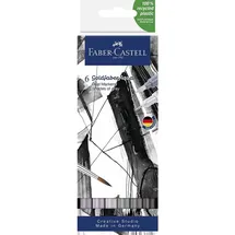 Faber-Castell Tuschestift Dual Marker Goldfaber Aqua, Grautöne, 6er Set