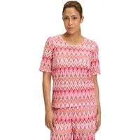 Betty Barclay Spitzenshirt mit Rippbündchen Red/Rosè,48 | 48