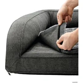 Hunter Hundesofa Livingston L 100 x 80 cm anthrazit
