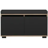[en.casa] Schuhbank Brande (42 x 80 x 35 cm, Garderobe, Garderobenbänke, Schuhbänke