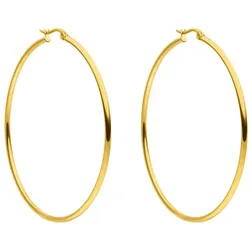 Purelei Ohrringe Hoops im edlen Design Gold Damen 