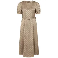 Banned A-Linien-Kleid Iris Polka Dot Braun Swing Vintage Rockabilly Gepunktet braun M