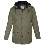 MADSea Regenjacke Friesennerz Regenjacke mit mehrfach verstellbarer Kapuze grün XL