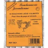 Bouchonnerie Jocondienne BC1/50 Colmaté Kork-Stopfen, 45 x 24 mm