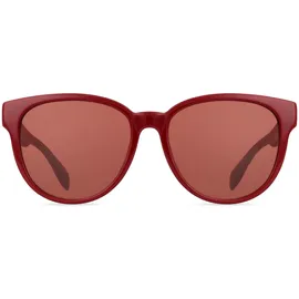 Mcqueen Alexander McQueen AM0387SK Damen-Sonnenbrille Vollrand Panto Kunststoff-Gestell, schwarz