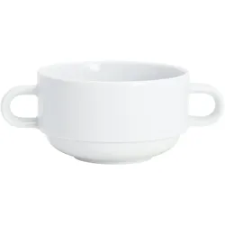 KAHLA 115502A90011C System Plus Suppen-Obertasse 0,25 l stapelbar | stapelbare Suppenschale aus Porzellan