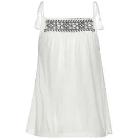 LASCANA Trägertop Damen creme-schwarz Gr.32/34