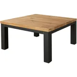 Massivmoebel24 VILLANDERS Beige Wildeiche 90 x 90 x 45 cm
