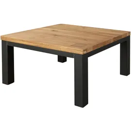Massivmoebel24 VILLANDERS Beige Wildeiche 90 x 90 x 45 cm