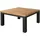 Massivmoebel24 VILLANDERS Beige Wildeiche 90 x 90 x 45 cm