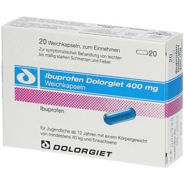 DR. THEISS NATURWAREN Ibuprofen Dolorgiet 400 mg Weichkapseln