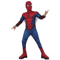 Rubies Spiderman Spain Kostüm für Kinder in Box mit Muskeln und Maske Modern S (3-4 años) rot