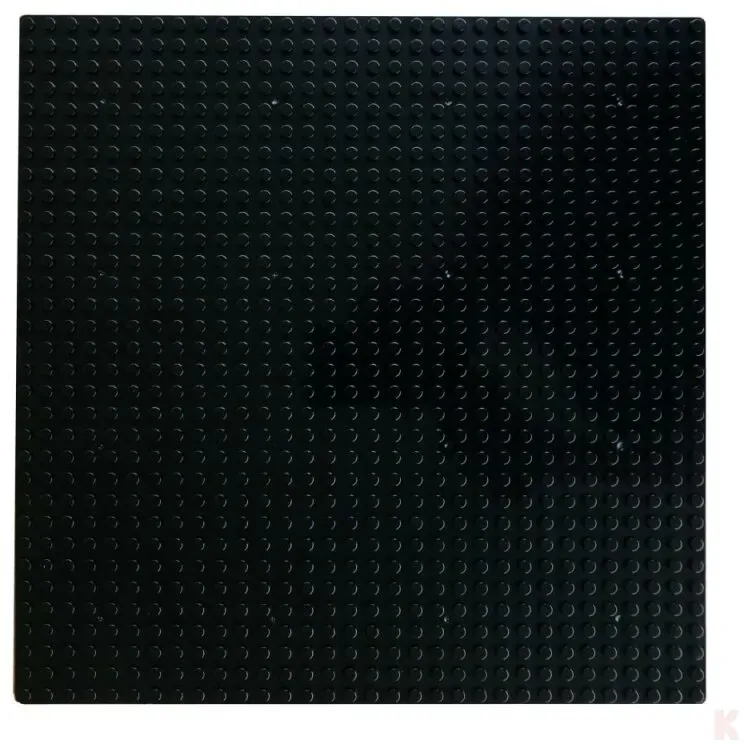 Klemos KL-20010 Klemmbaustein Grundplatte 32x32 Schwarz (25cmx25cm)