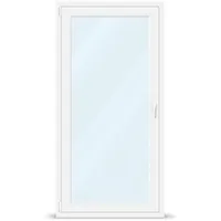 Balkontür Kunststoff Weiß, PVC, Kömmerling 70 AD, Weiß, 1000 x 2000 mm, 1-teilig drehkipp links, individuell konfigurieren