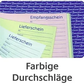 Avery Zweckform Formularbuch Rapport/Regiebericht A5 Gelb