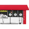 Royal Catering Popcornmaschine - 1600 W - 5 kg/h - Retro-Design - 195 / 235 °C - rot -