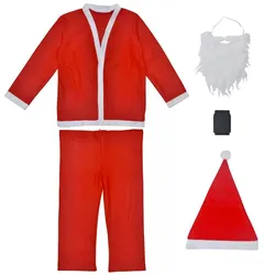 vidaXL Weihnachtskostüm Weihnachtsmann Kostüm Set