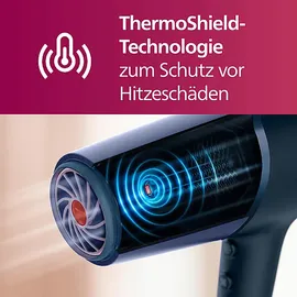 Philips 5000 Series Haartrockner BHD510/20 Blau Metallic